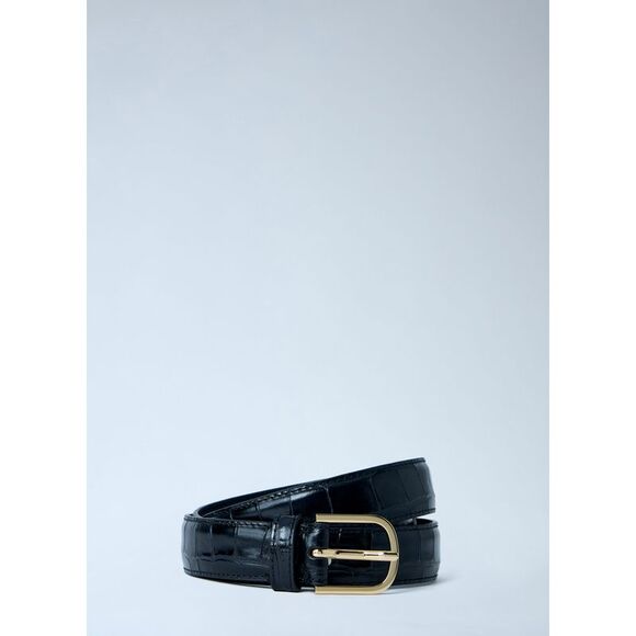 Toteme Women Embossed Leather Belt